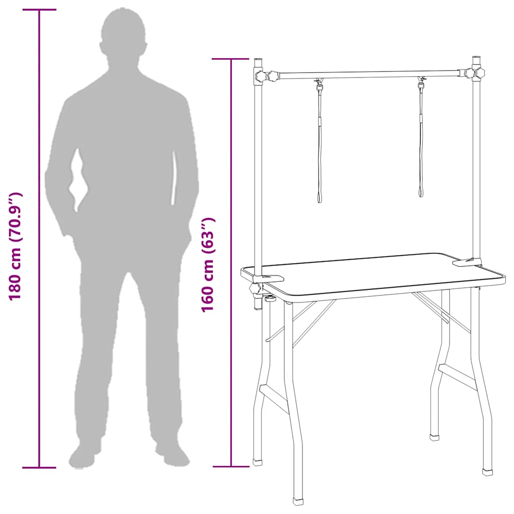i reguleeritav pesemislaud koduloomadele kahe kinnitusrihmaga - Image 10