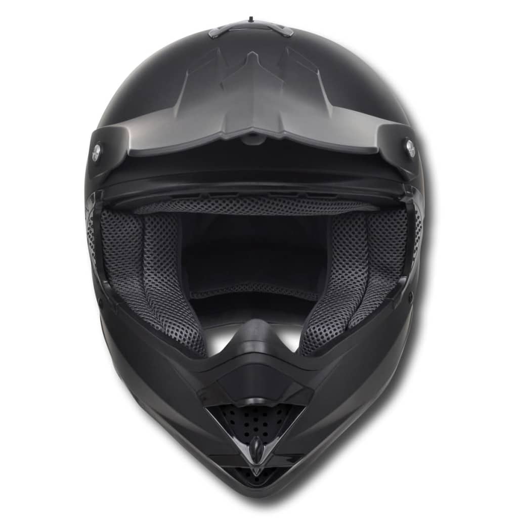 Casque de moto Noir Sans visière Taille XL