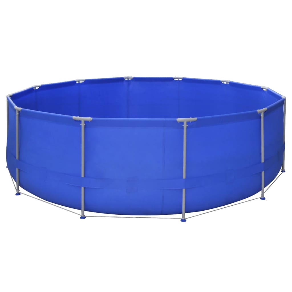 vidaXL Cadre de piscine hors sol Acier Rond 457 x 122 cm