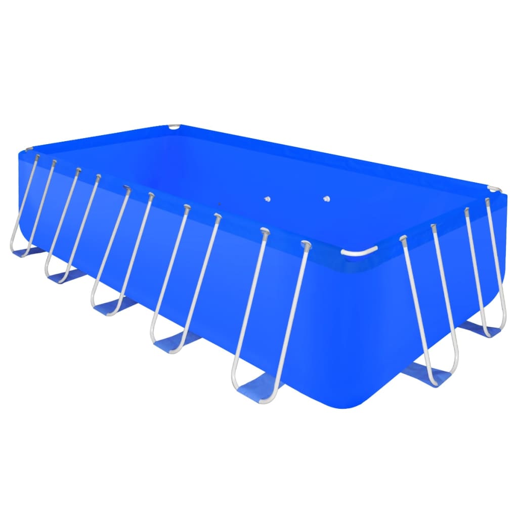 

vidaXL Opbouwzwembad met stalen frame rechthoekig 540 x 270 x 122 cm