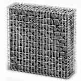 Horganyzott Drót Gabion Rács Gabion Fal Fedővel 100 x 100 x 30 cm