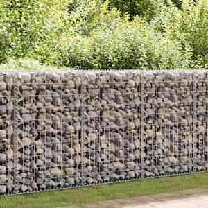 Gabion košara s pokrovi pocinkana žica 100 x 100 x 30 cm