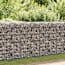  vidaXL gabion kosár fedéllel horganyzott drótból 100 x 100 x 30 cm termék 2. képe