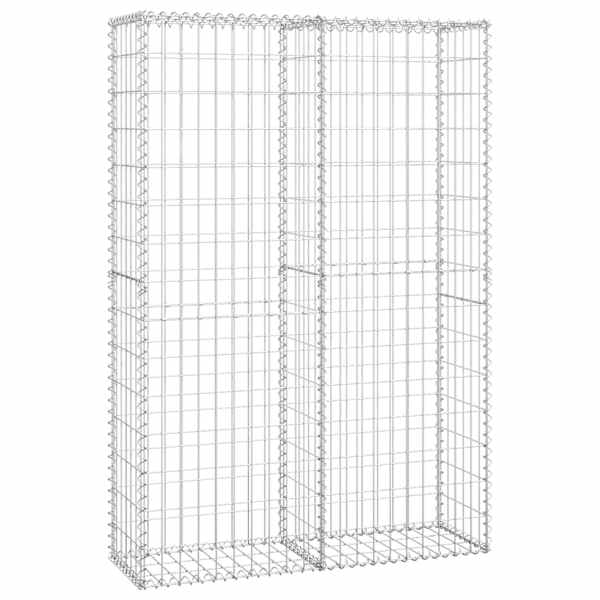 vidaXL kaantega gabioon, tsingitud traat 150 x 100 x 30 cm