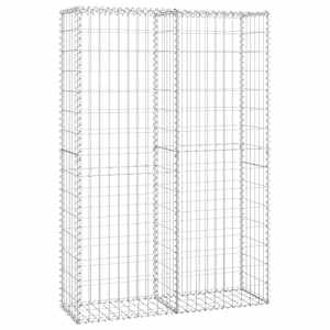 Gabionový koš s víky z pozinkovaného drátu 150 x 100 x 30 cm - obrázek 2