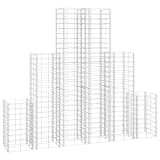 vidaXL 6 Piece Gabion Set Galvanised Wire