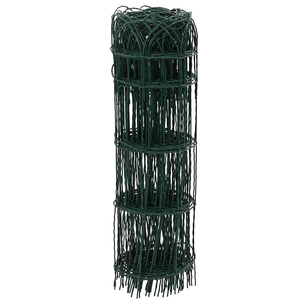 

vidaXL Garden Border Fence Powder-coated Iron 32.8'x2.1'