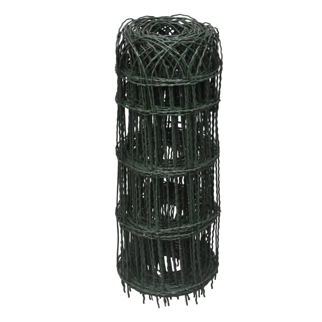 vidaXL Gard delimitare grădină fier vopsit electrostatic 10 x 0,65 m
