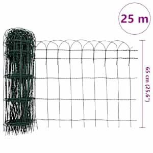 Zahradní plot práškované železo 25 x 0,65 m - obrázek 7