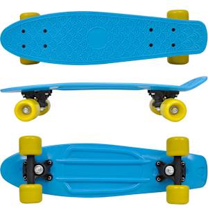 Retro Riedlentė, Žydra su Geltonais Ratukais