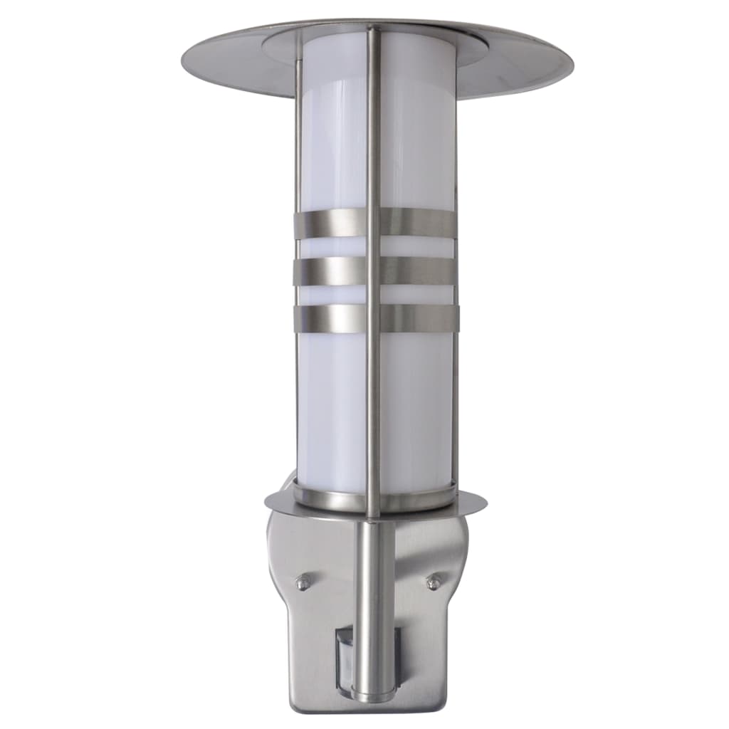 vidaXL Pagode vormige RVS wandlamp met bewegingssensor afbeelding