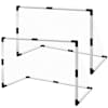vidaXL Mini jalgpalliv&auml;rav postide ja v&otilde;rguga 2 tk lastele 91,5 x 48 x 61 cm