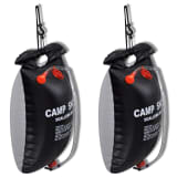 Camp Shower Solar Shower Outdoor Bath 5 gal lqd 2 pcs