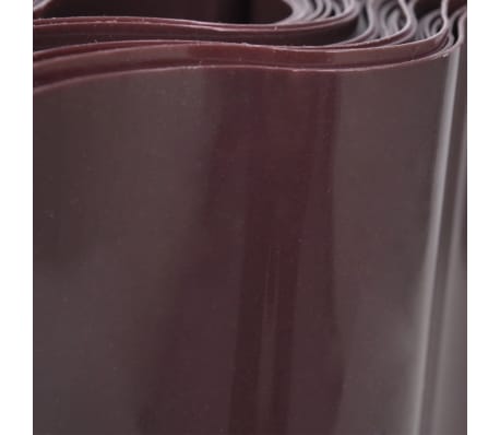 vidaXL gr&aelig;spl&aelig;nekant PP 20 x 0,25 m brun