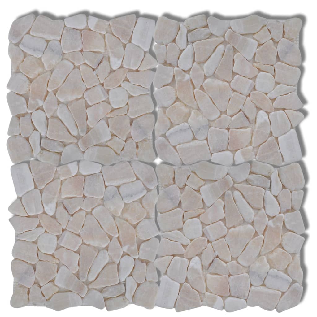 

vidaXL Stenen mozaïek tegels goud marmer 1,8 m2
