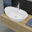  vidaXL 140678 Luxury Ceramic Basin Oval with Overflow and Faucet Hole termék 2. képe