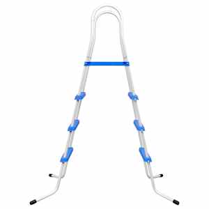 St&aring;lramme Sv&oslash;mmebasseng Stige Sklisikre trapper 111 cm