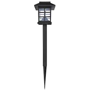 Venkovní solární LED lampa s hrotem, sada 12 ks, 8,6 x 8,6 x 38 cm - obrázek 2