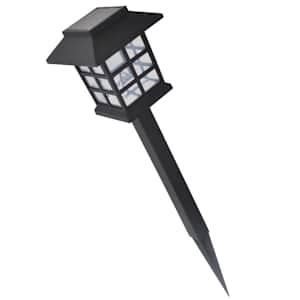 Venkovní solární LED lampa s hrotem, sada 12 ks, 8,6 x 8,6 x 38 cm - obrázek 3