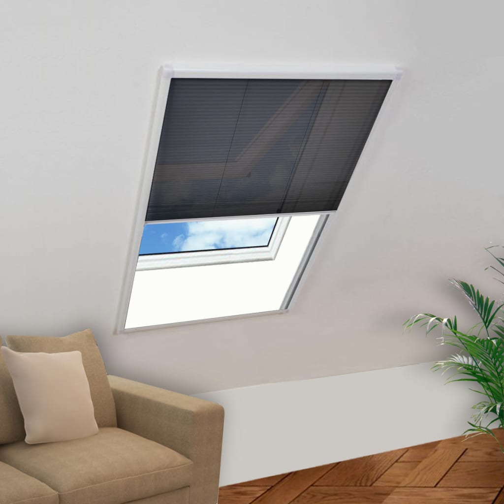 Plisse Insektenschutz-Fenster 80×160 cm | Stepinfit