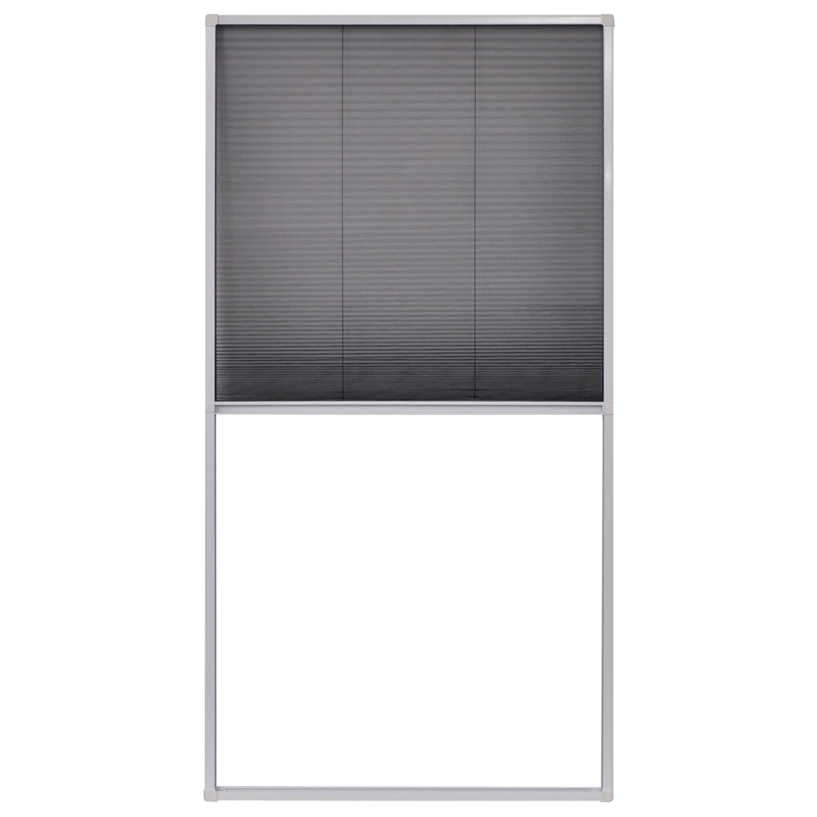 vidaXL Plisovaná okenná sieťka proti hmyzu 80x160 cm