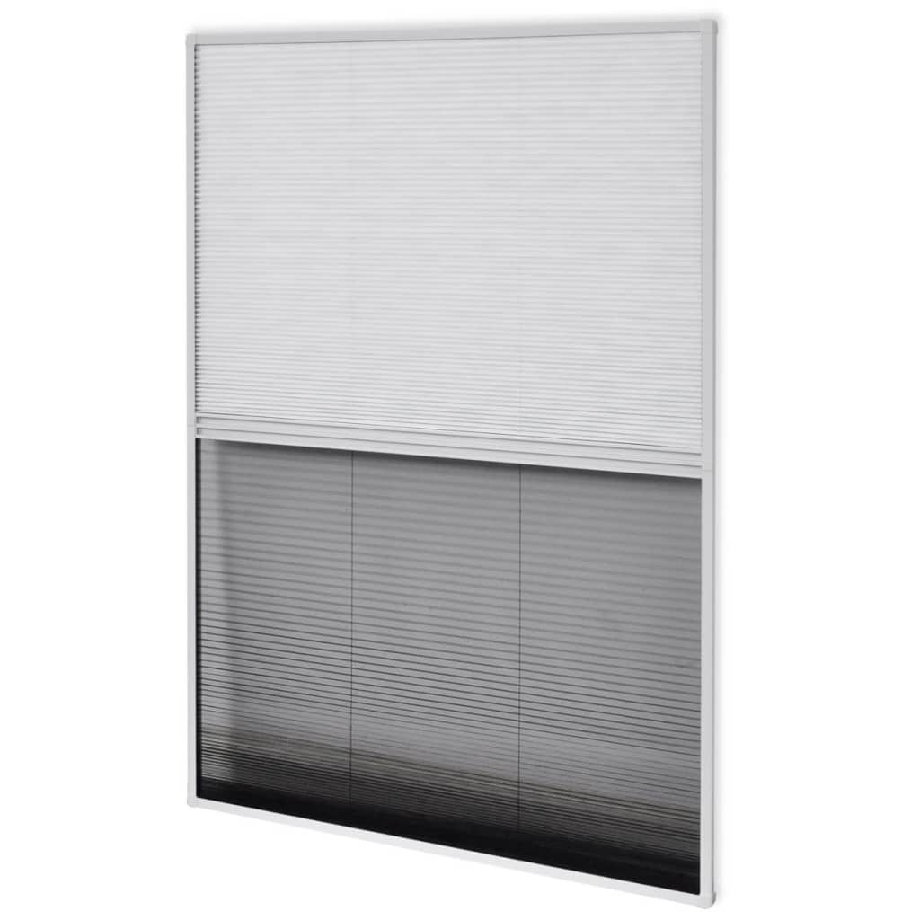 Pliszé ablak szúnyogháló árnyékolóval alumínium 160 x 80 cm 