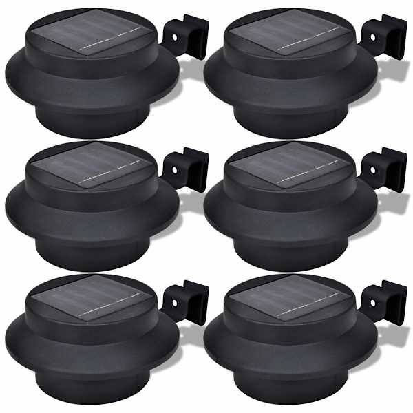 V&auml;line p&auml;ikeselambi komplekt 6 tk must