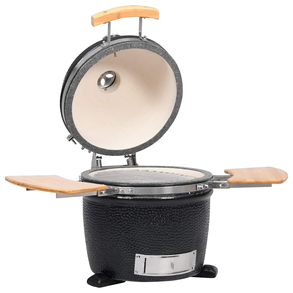 Kamado Grătar cu afumătoare din ceramică 44 cm