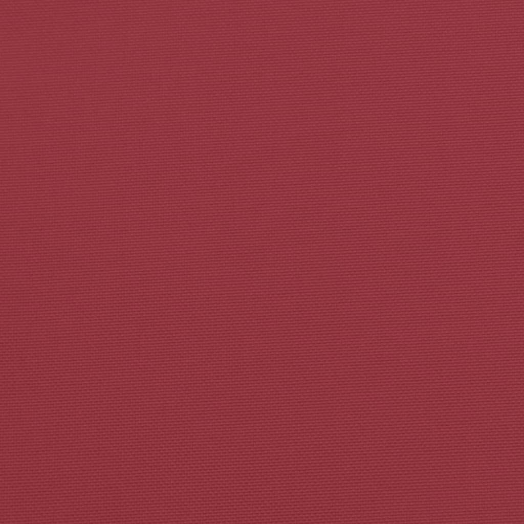  Podložka na paletový nábytok 50x50x12 cm, vínovo červená, látka
