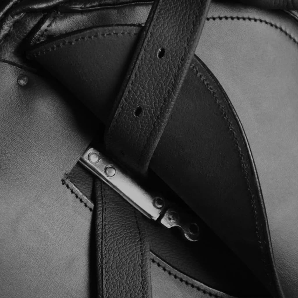 Set De Selle équitation 16 En Cuir Véritable 14 Cm 5 En 1 Noir VidaXL 18 width=274