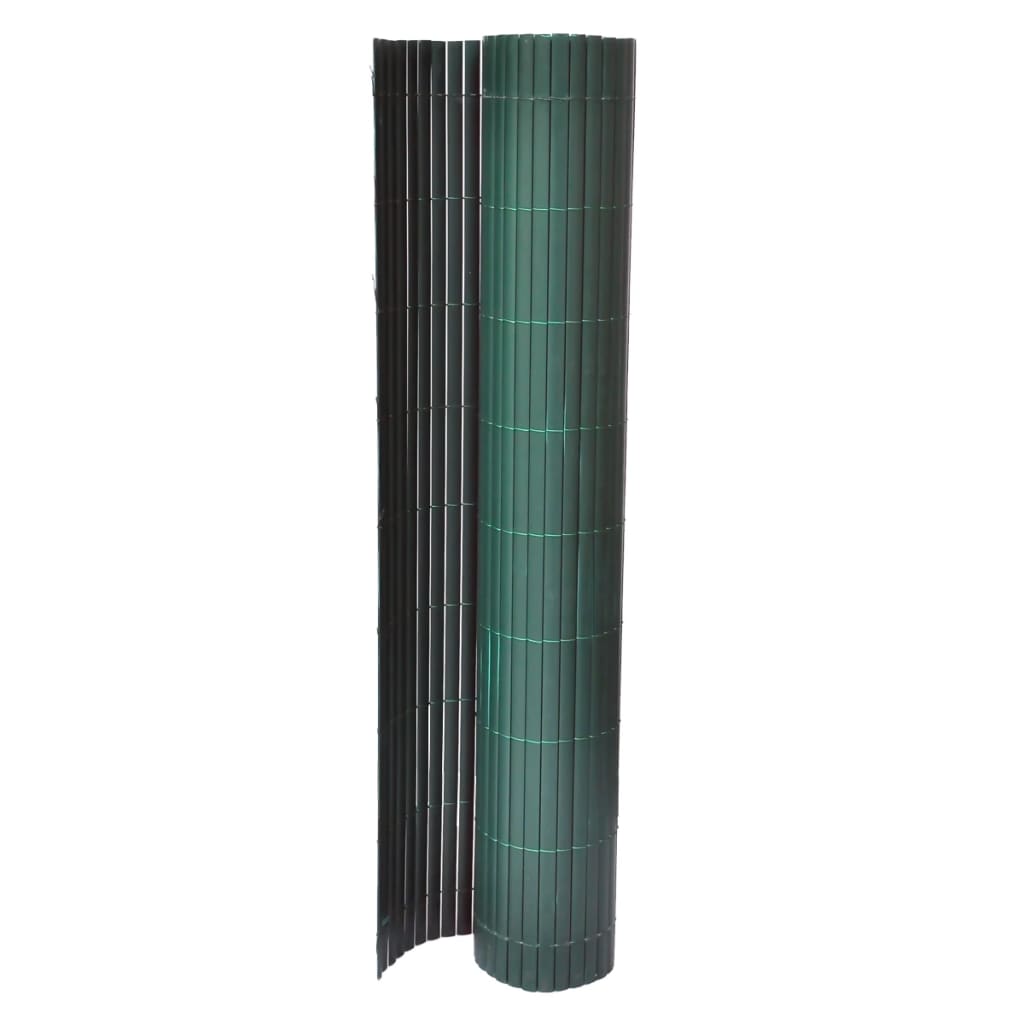 vidaXL Hagegjerde PVC 90x300 cm grønn