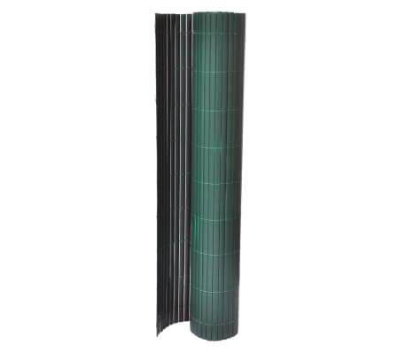 vidaXL Hagegjerde PVC 150x300 cm grønn