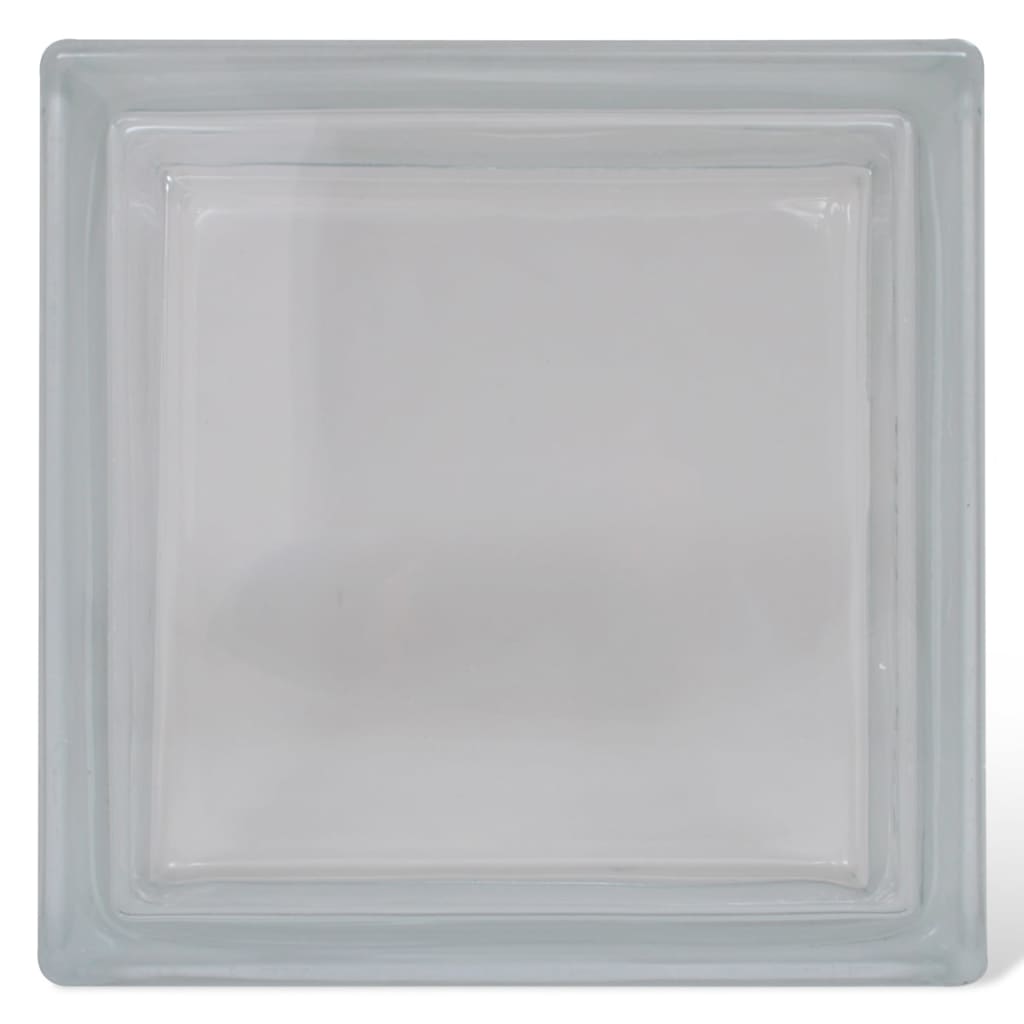 Glass Block Transparent Pattern 12 pcs Glass Brick