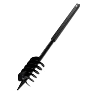 Zemní vrták s rukojetí, 120 mm, s dvojitou spirálou - obrázek 3