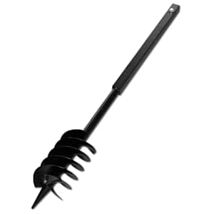 Zemní vrták s rukojetí, 150 mm, s trojitou spirálou - obrázek 3