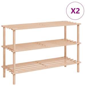 vidaXL 3-korruseline kingariiul, 2 tk, nulupuit