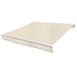 vidaXL Toldo dobrável 400 cm creme