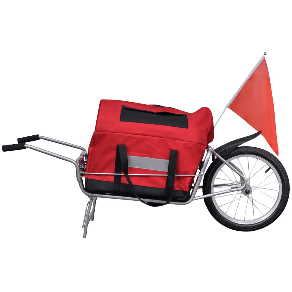 Remorcă cargo de bicicletă cu o roată și geantă de depozitare vidaxl.ro