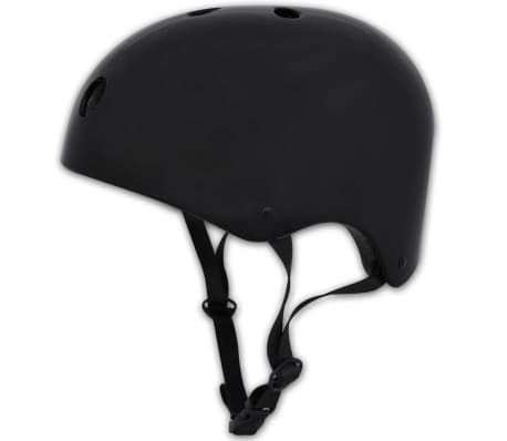 Casco De Bicicleta Bmx Negro Talla M 55 - 58 Cm