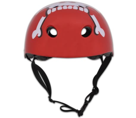 Casque pour vélo BMX Crâne rouge S 53 - 55 cm