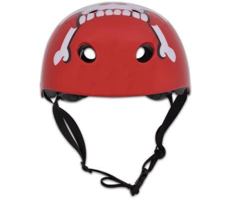 BMX Bicycle Cycling Helmet Skull Red L 58 - 61 cm