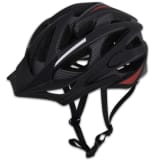 Bicycle Helmet with Removable Visor In-mould Black-Red L 58 - 61 cm