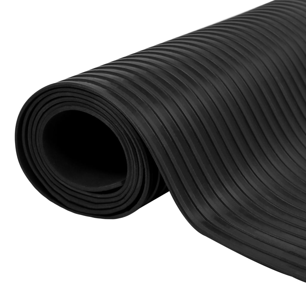 Csúszásmentes gumi padlószőnyeg szélesen bordázott mintával 2 x 1 m 