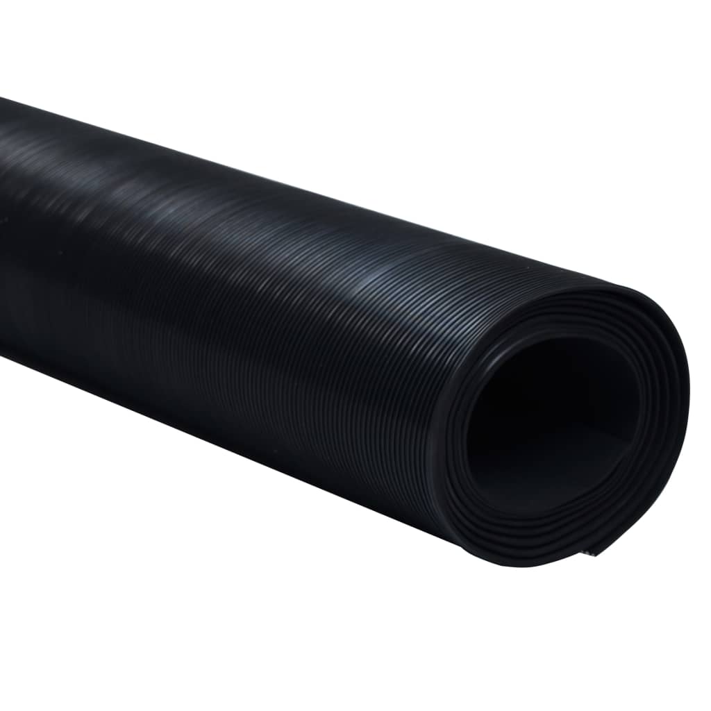 

vidaXL Rubberen anti-slip vloermat 2x1m fijn geribbeld