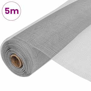 Síť proti hmyzu hliník 100 x 500 cm stříbrná - obrázek 3