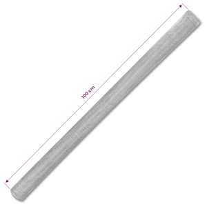 Síť proti hmyzu hliník 100 x 500 cm stříbrná - obrázek 8