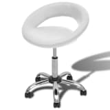 Professional Salon Spa Stool Swivel Stool White Eclipse Design