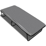 Foldable Bed Spiral with Mattress 190 x 80 x 40 cm