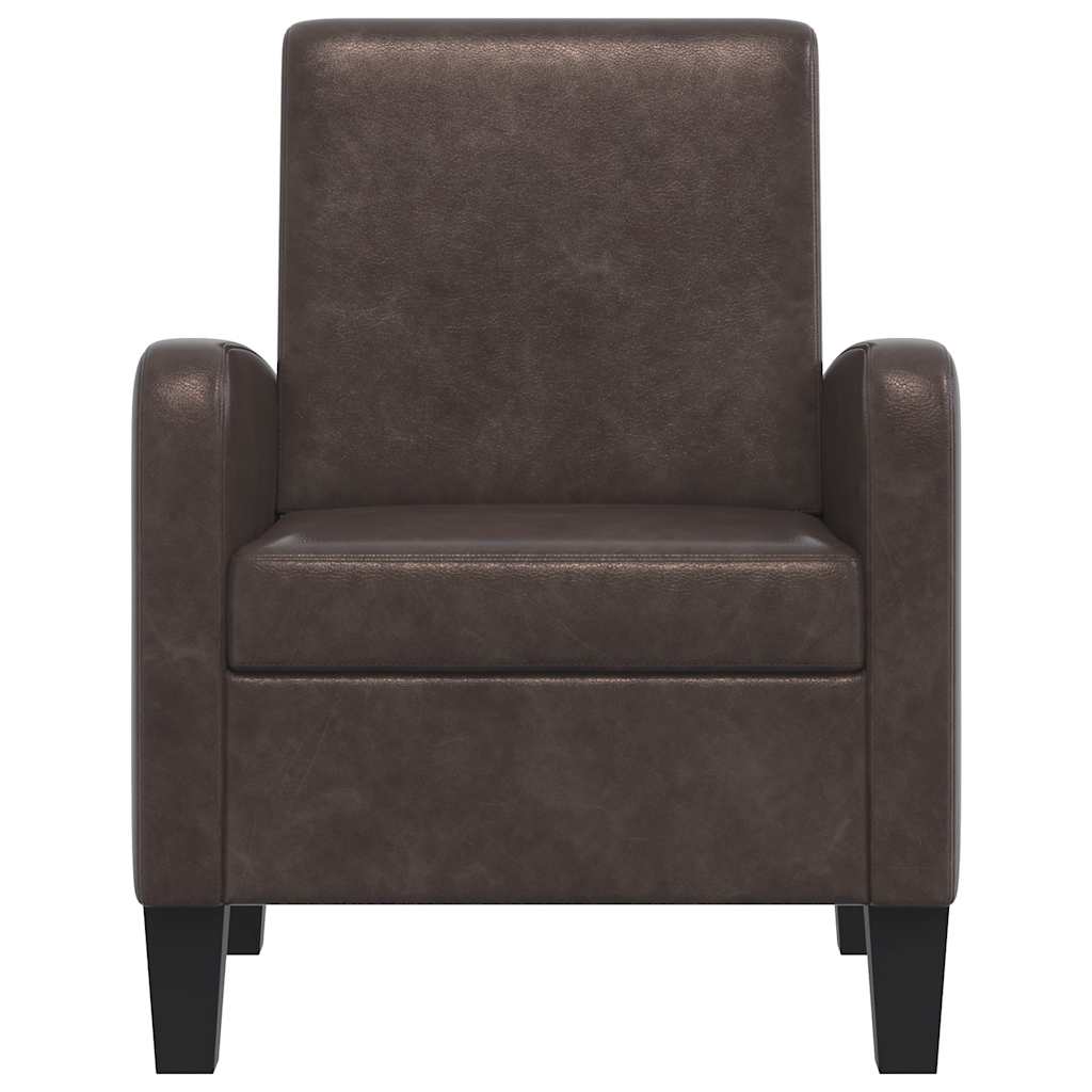 Thumbnail - vidaXL Sessel Braun Kunstleder