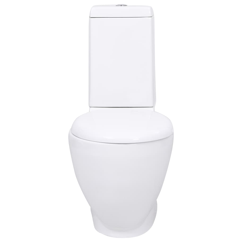 VidaXL - vidaXL Toilet rond keramisch wit